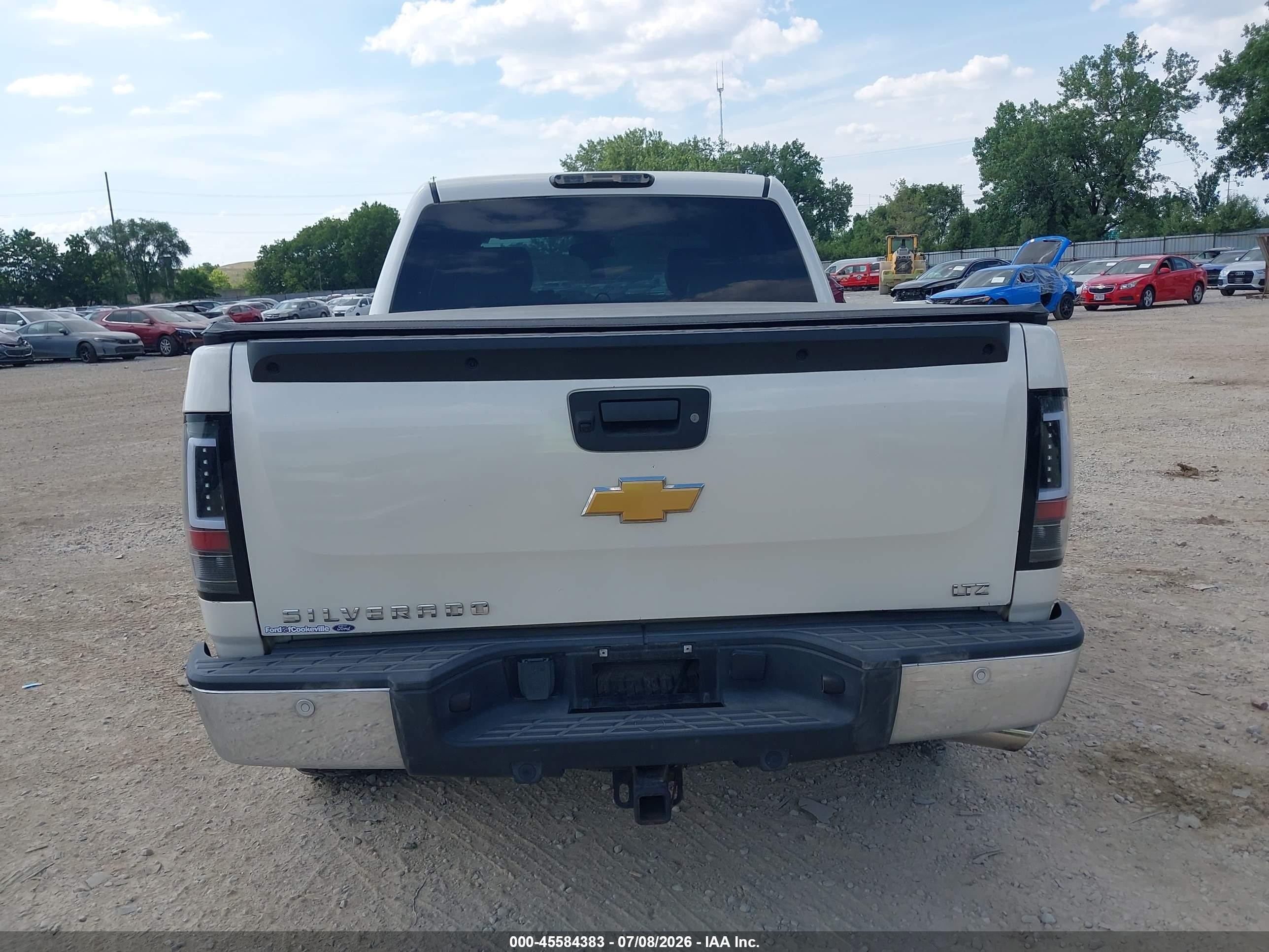 2012 Chevrolet Silverado 1500 Ltz White vin: 3GCPKTE79CG299178