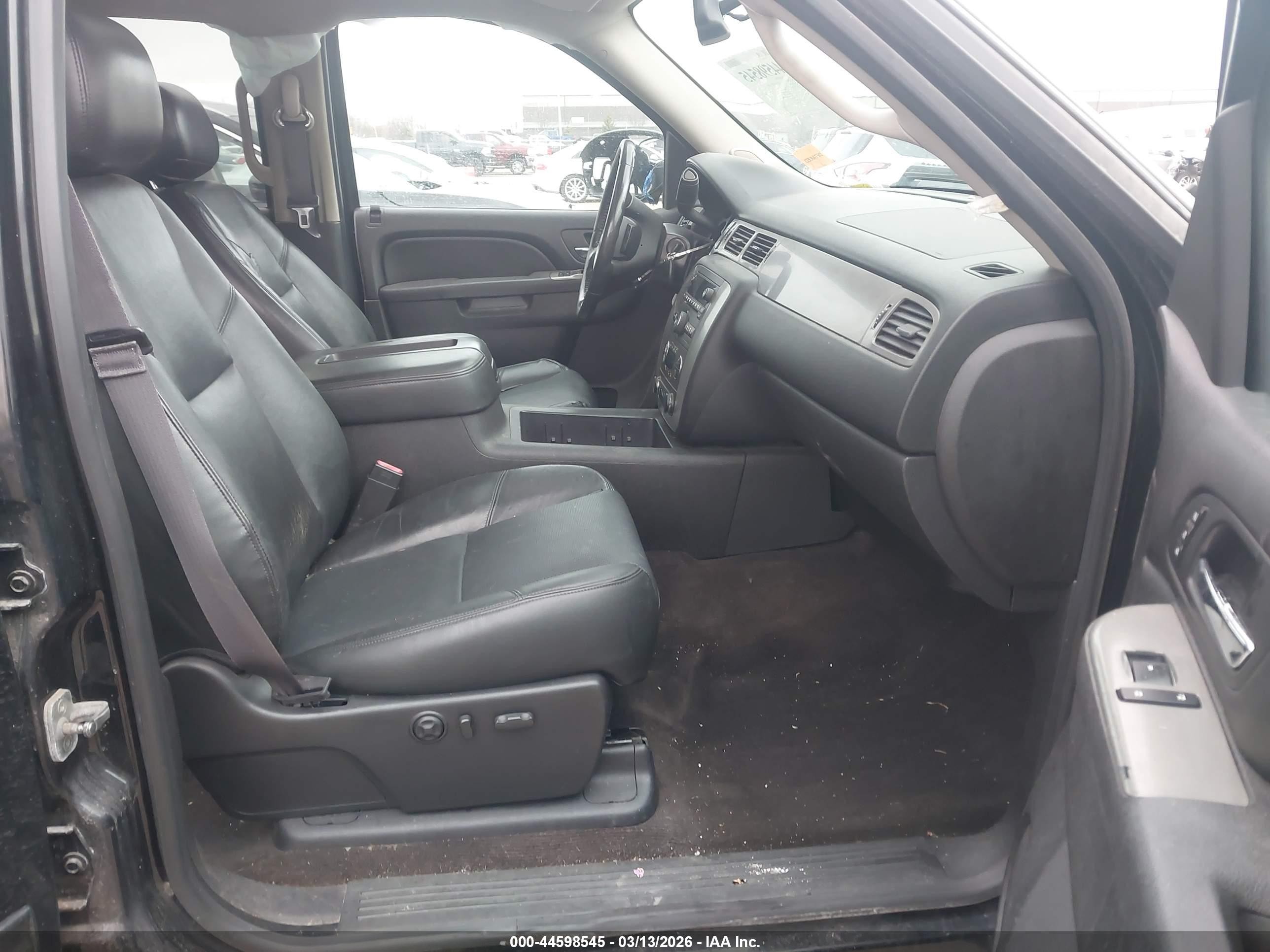 2013 Chevrolet Silverado 1500 Ltz Black vin: 3GCPKTE79DG195906