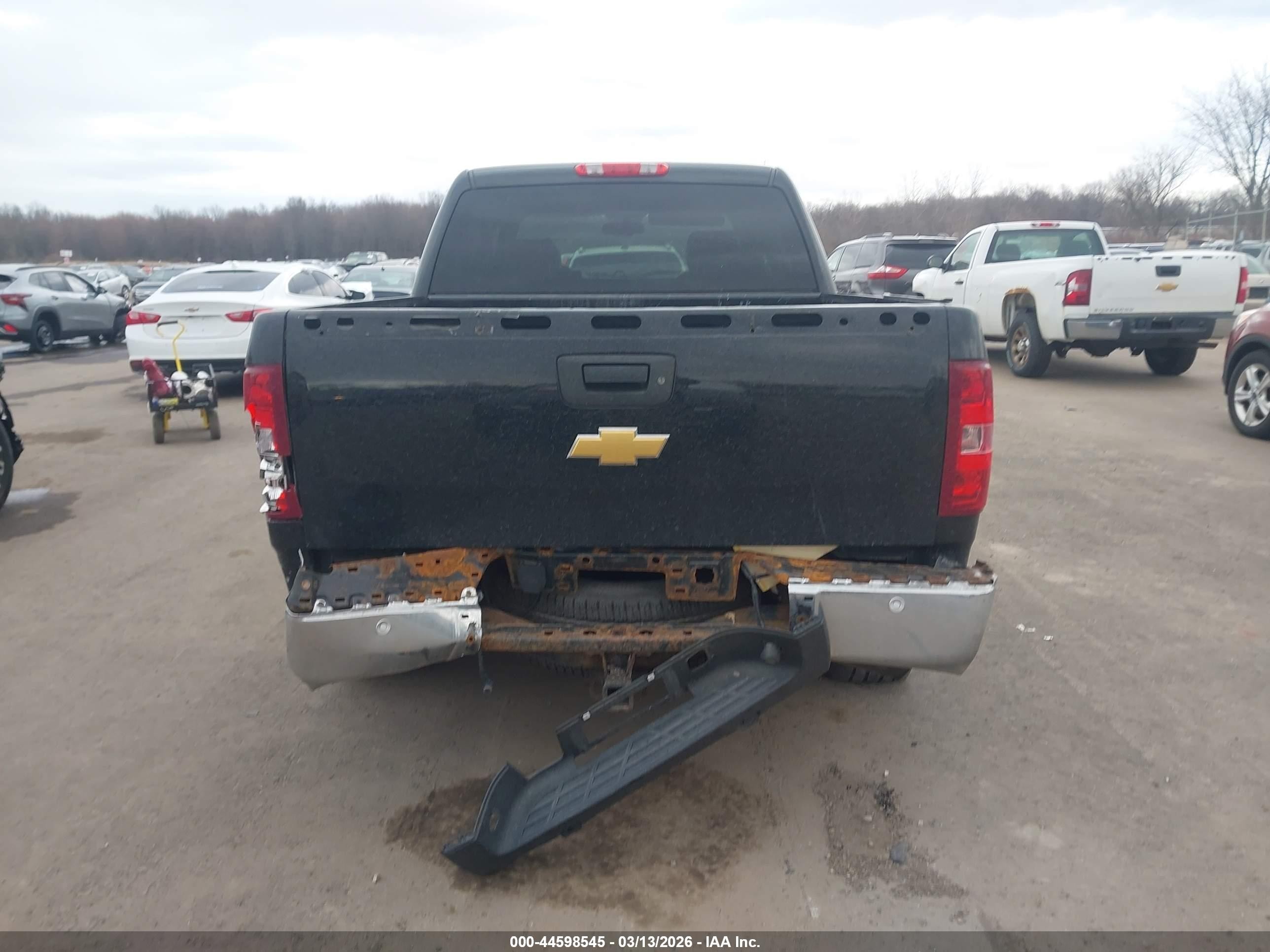 2013 Chevrolet Silverado 1500 Ltz Black vin: 3GCPKTE79DG195906