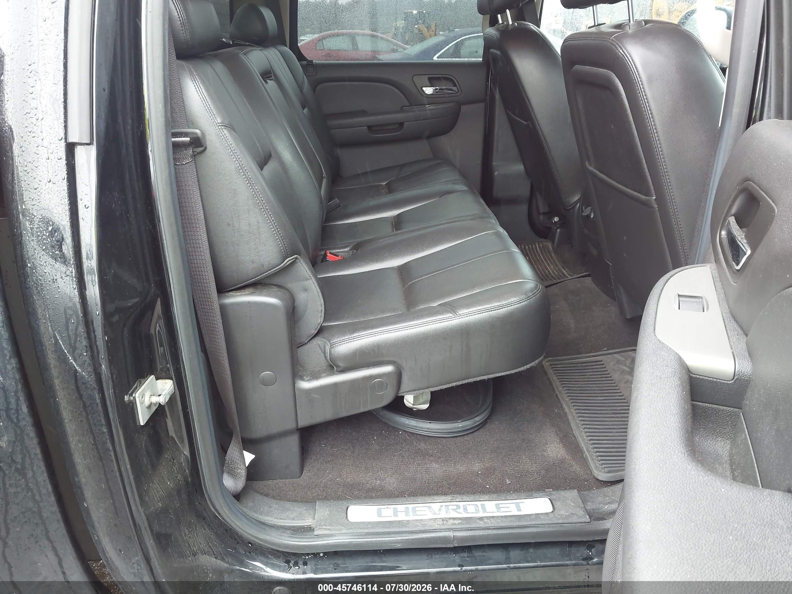 2013 Chevrolet Silverado 1500 Ltz Black vin: 3GCPKTE79DG251178