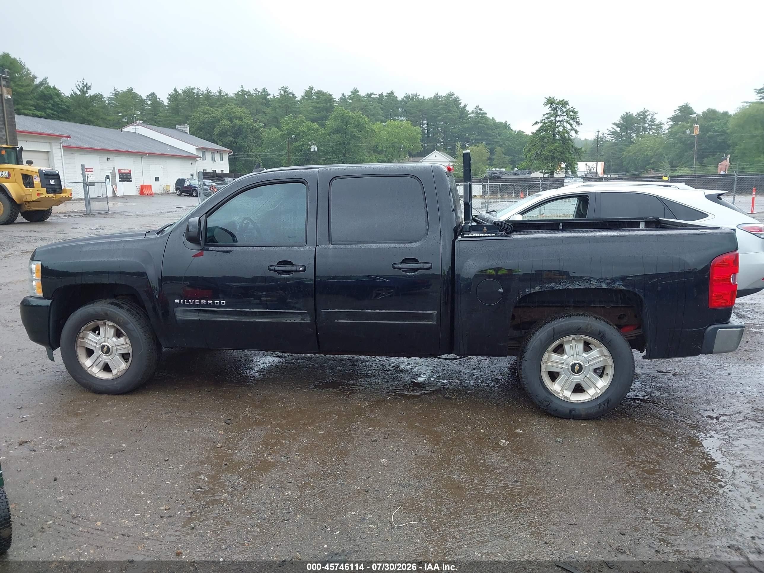 2013 Chevrolet Silverado 1500 Ltz Black vin: 3GCPKTE79DG251178