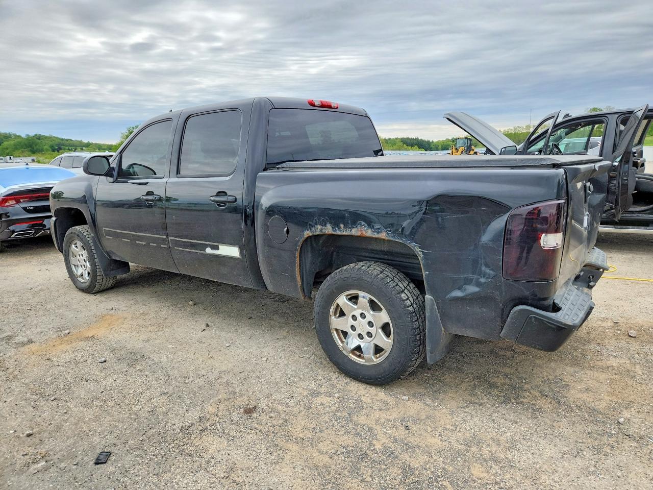 2013 Chevrolet Silverado K1500 Ltz Black vin: 3GCPKTE7XDG311789