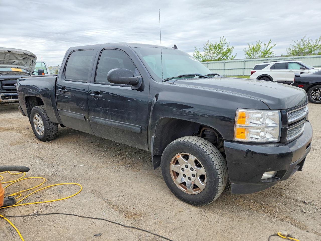 2013 Chevrolet Silverado K1500 Ltz Black vin: 3GCPKTE7XDG311789