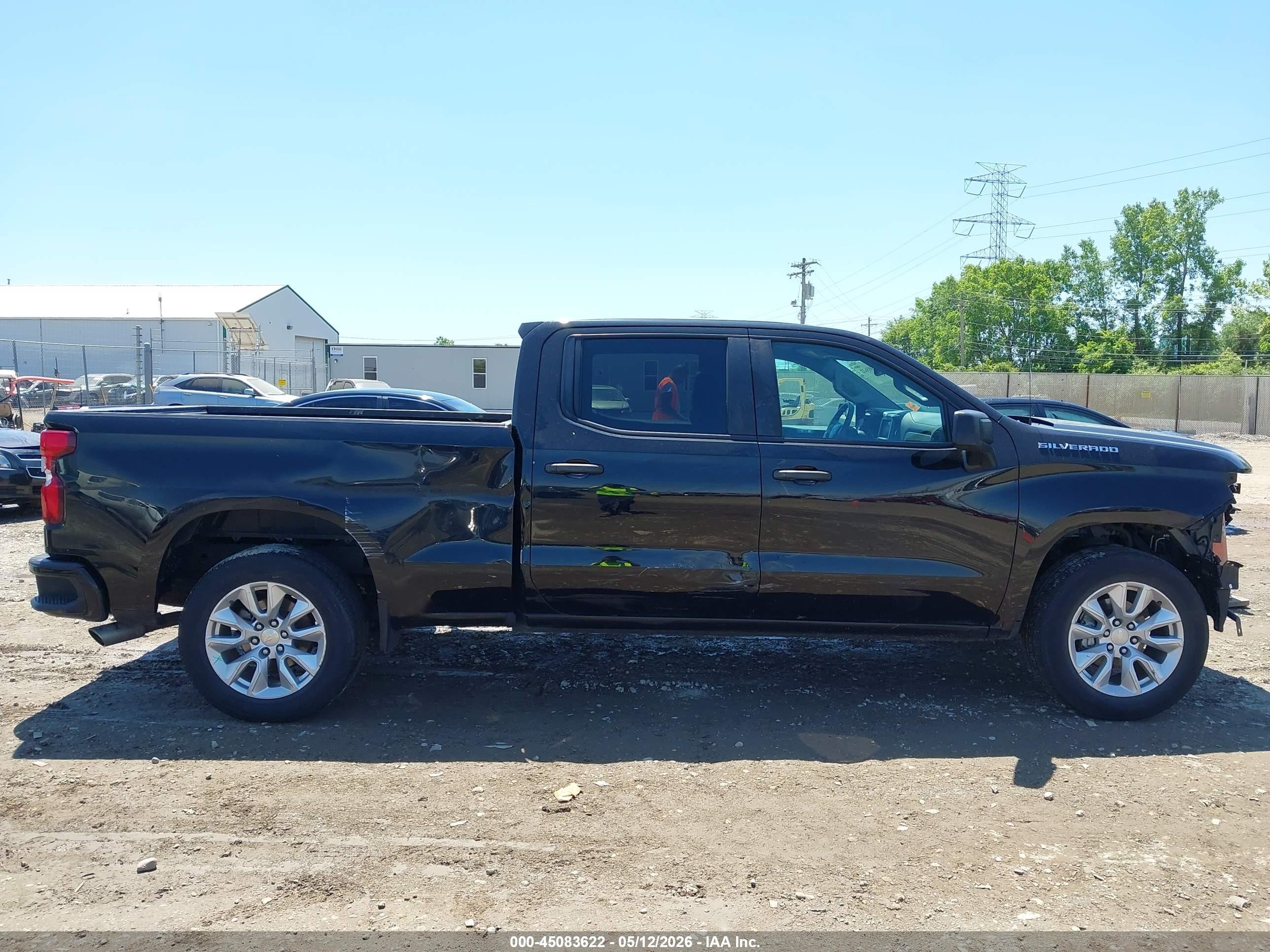 2020 Chevrolet Silverado 1500 2wd  Standard Bed Custom Черный vin: 3GCPWBEH1LG348610