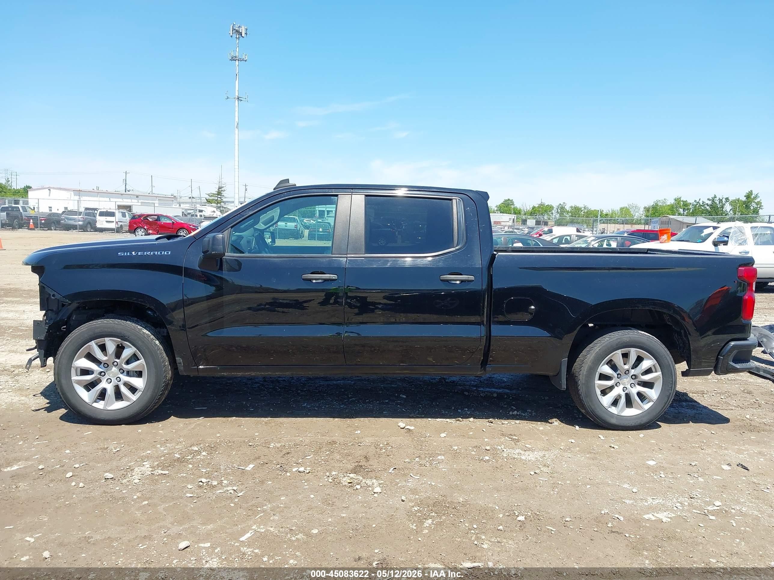 2020 Chevrolet Silverado 1500 2wd  Standard Bed Custom Черный vin: 3GCPWBEH1LG348610