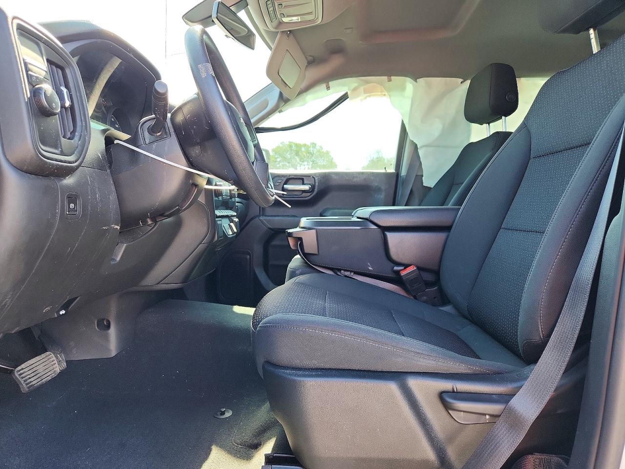 2021 Chevrolet Silverado C1500 Custom White vin: 3GCPWBEK6MG454435