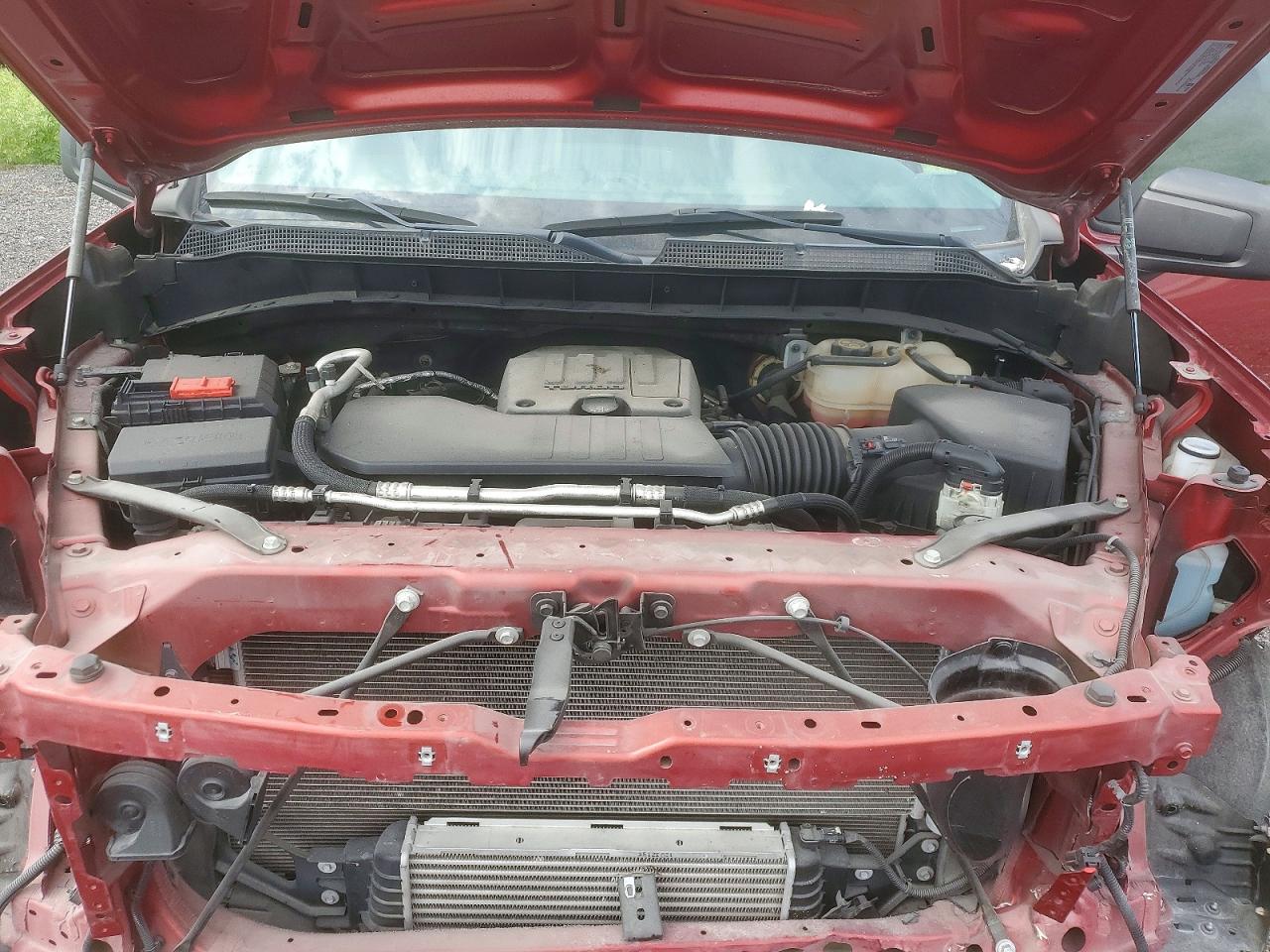 2022 Chevrolet Silverado Ltd C1500 Custom Красный vin: 3GCPWBEK9NG174297
