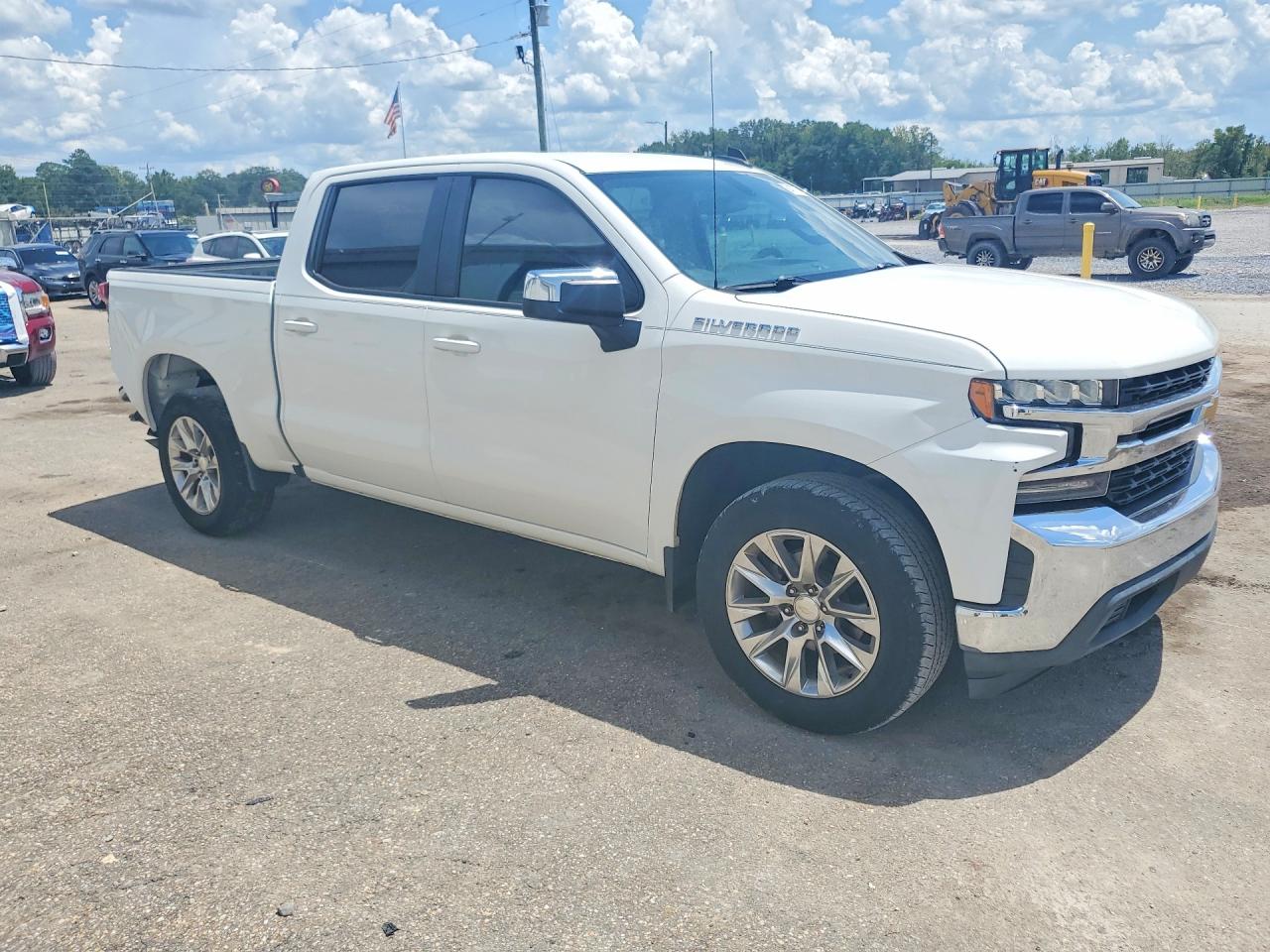 2019 Chevrolet Silverado C1500 Lt White vin: 3GCPWCED1KG181456