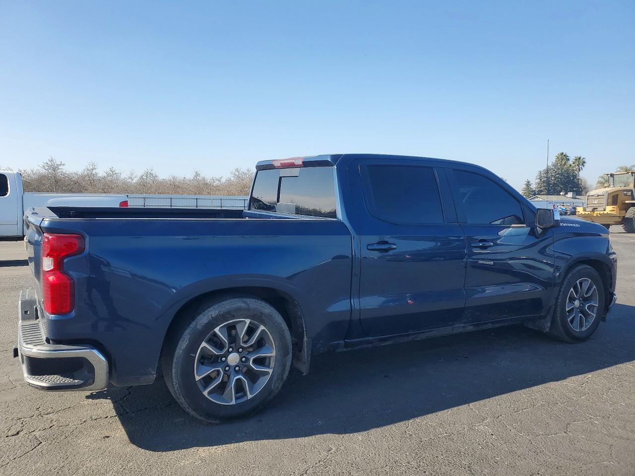 2021 Chevrolet Silverado C1500 Lt Blue vin: 3GCPWCED6MG321181