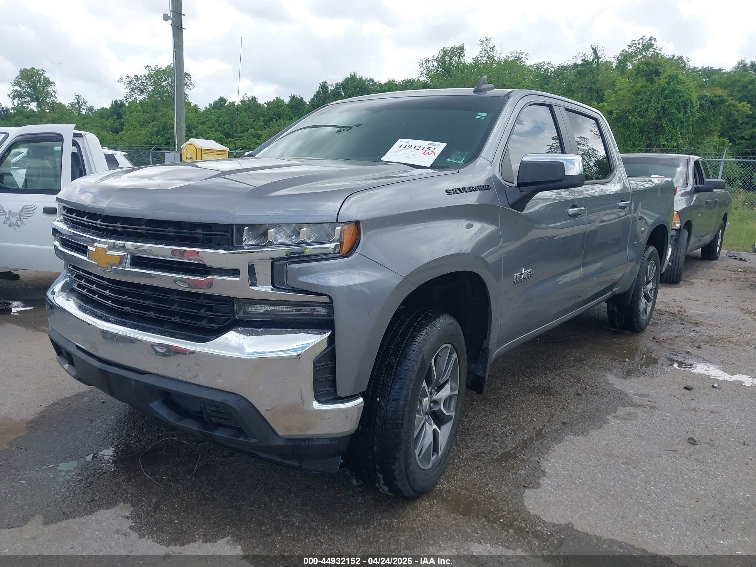 2019 Chevrolet Silverado 1500 Lt Gray vin: 3GCPWCED7KG294280