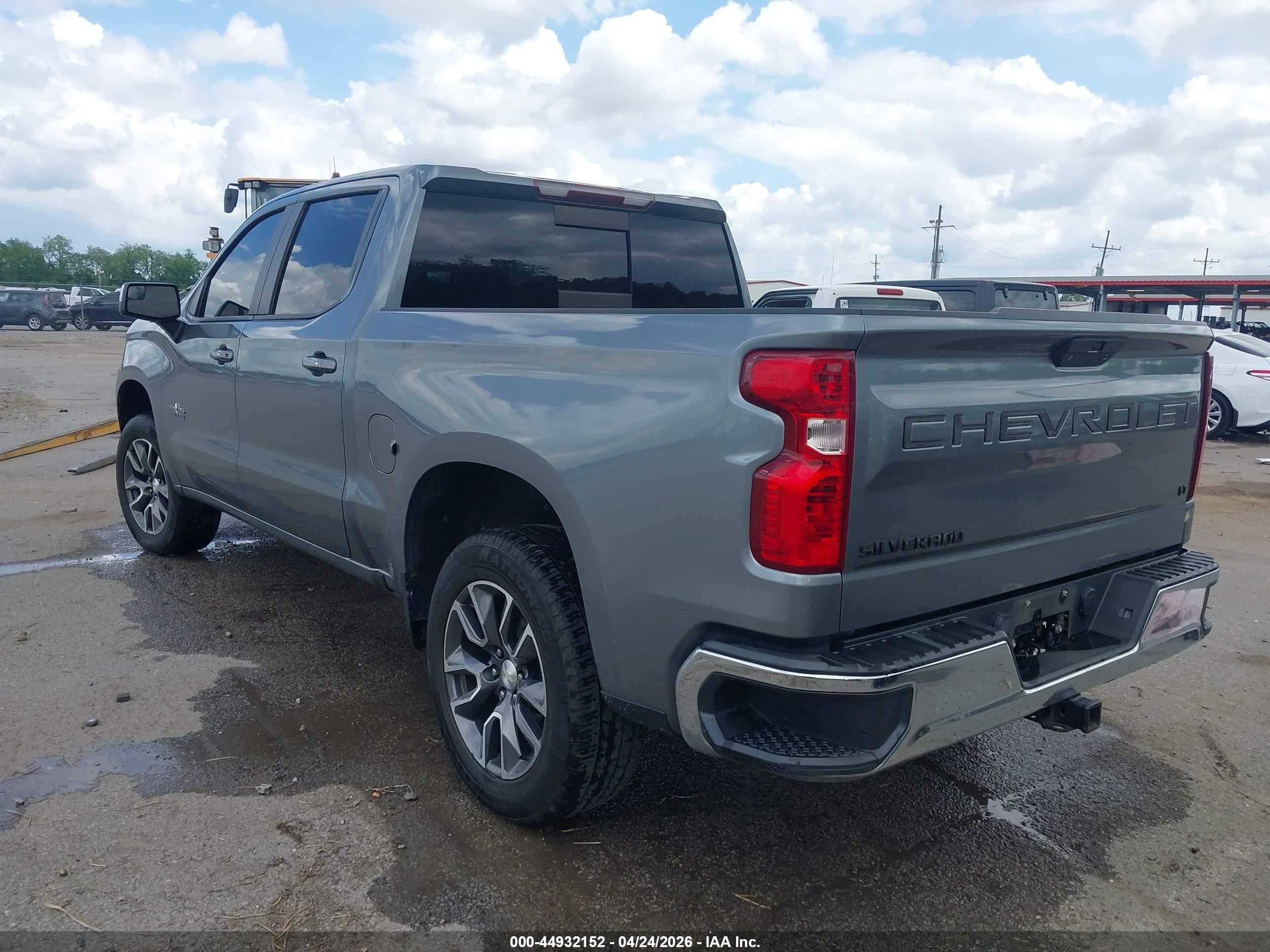 2019 Chevrolet Silverado 1500 Lt Gray vin: 3GCPWCED7KG294280