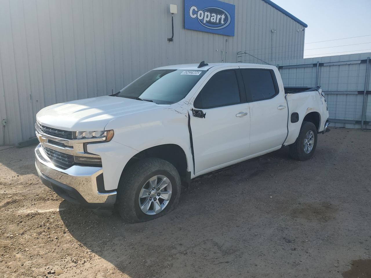 2021 Chevrolet Silverado C1500 Lt White vin: 3GCPWCET2MG341970 Damage: Left Front Fender, Dent(S) W/ Paint Dmg, > 12 Inches