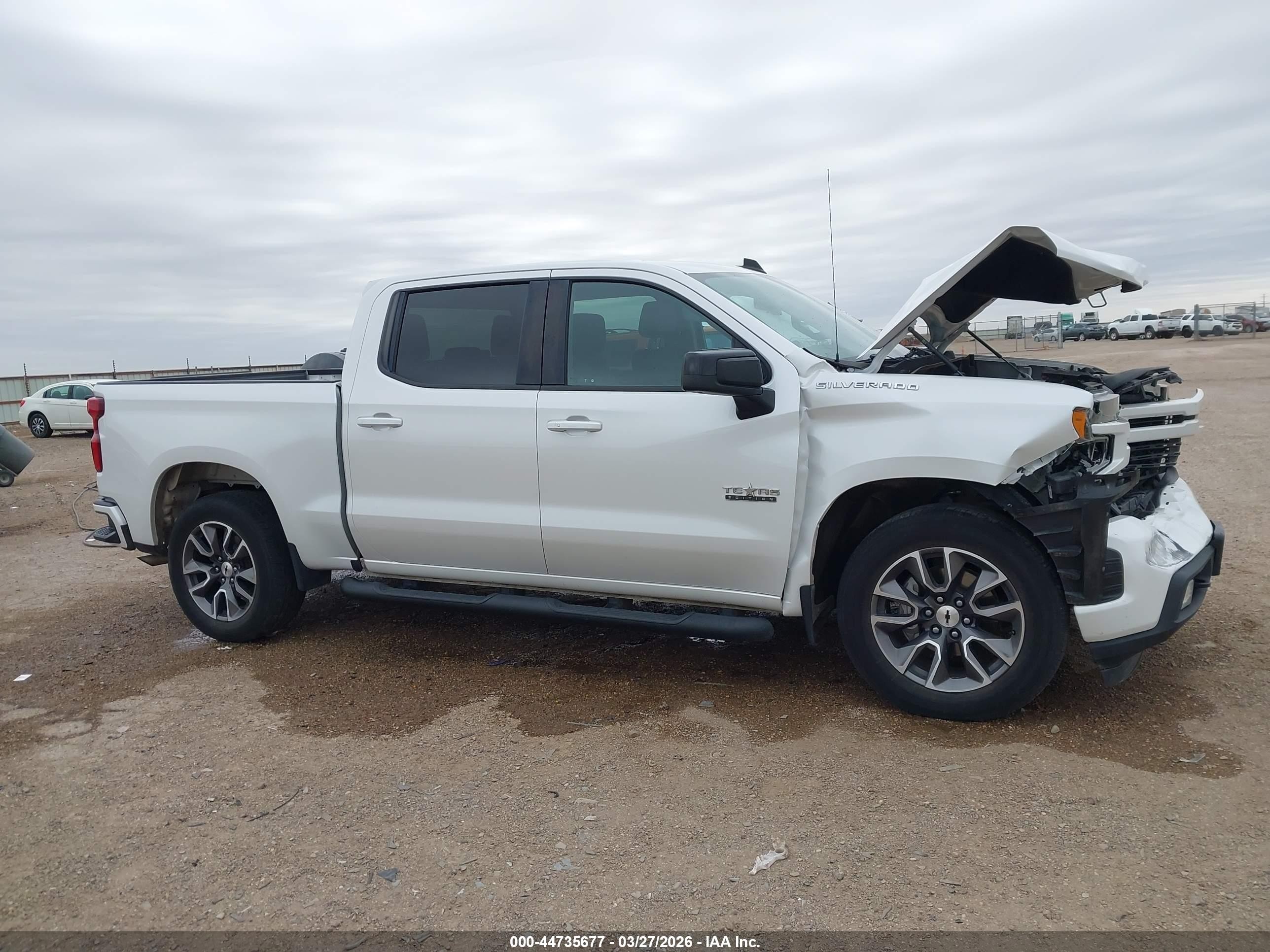 2021 Chevrolet Silverado 1500 2wd  Short Bed Rst White vin: 3GCPWDED2MG391038