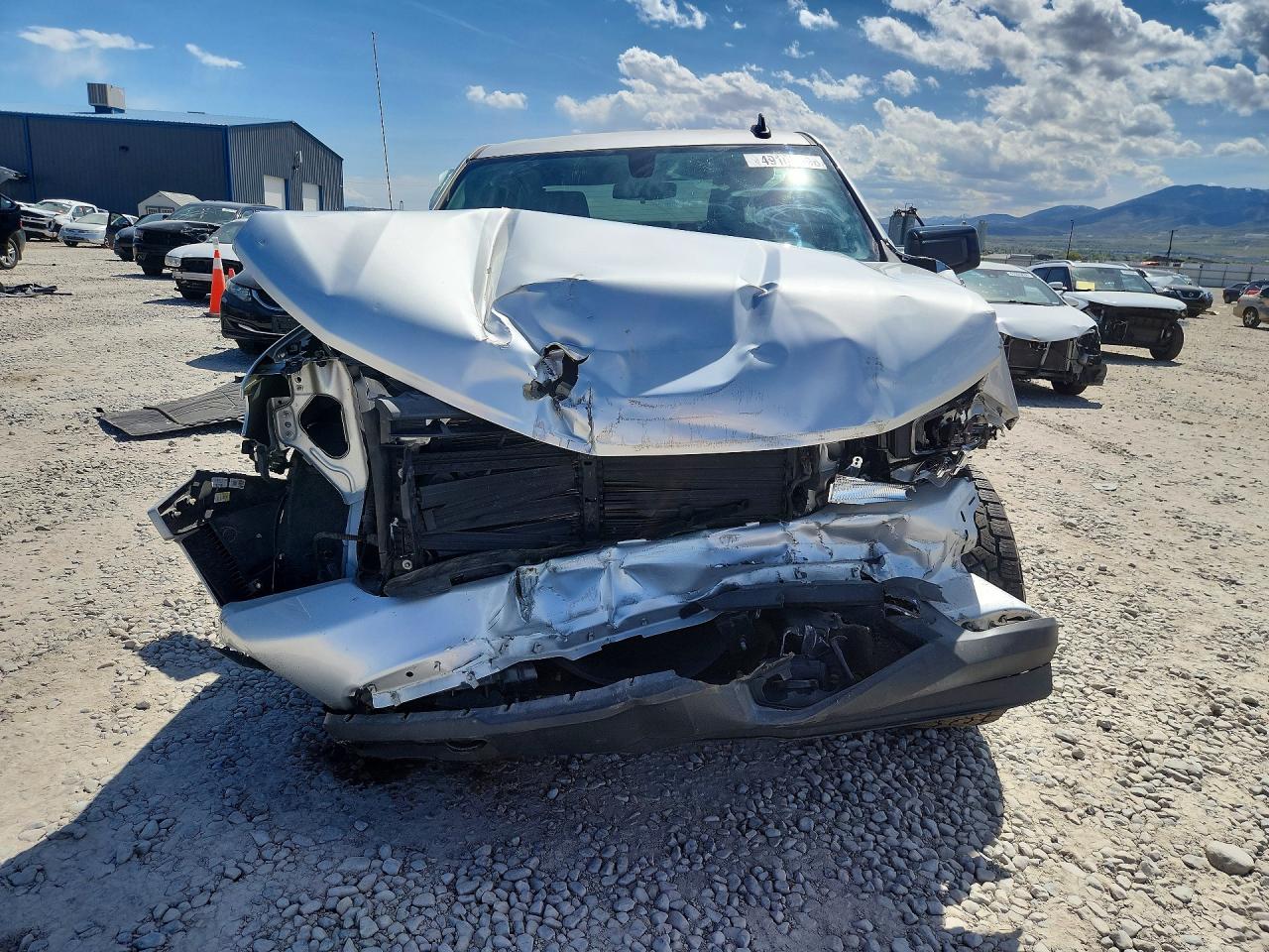 2020 Chevrolet Silverado C1500 Rst Silver vin: 3GCPWDED7LG217030