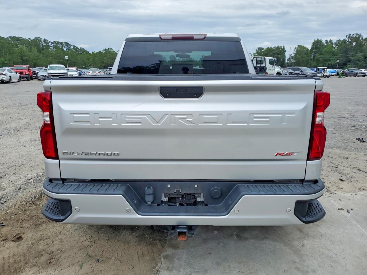 2019 Chevrolet Silverado C1500 Rst Silver vin: 3GCPWDED8KG296741
