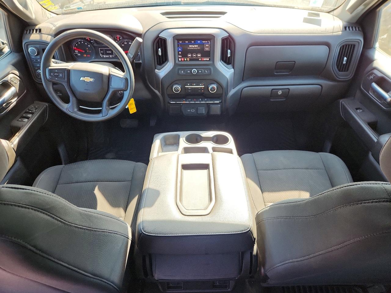 2021 Chevrolet Silverado K1500 Custom Синий vin: 3GCPYBEK2MG194044