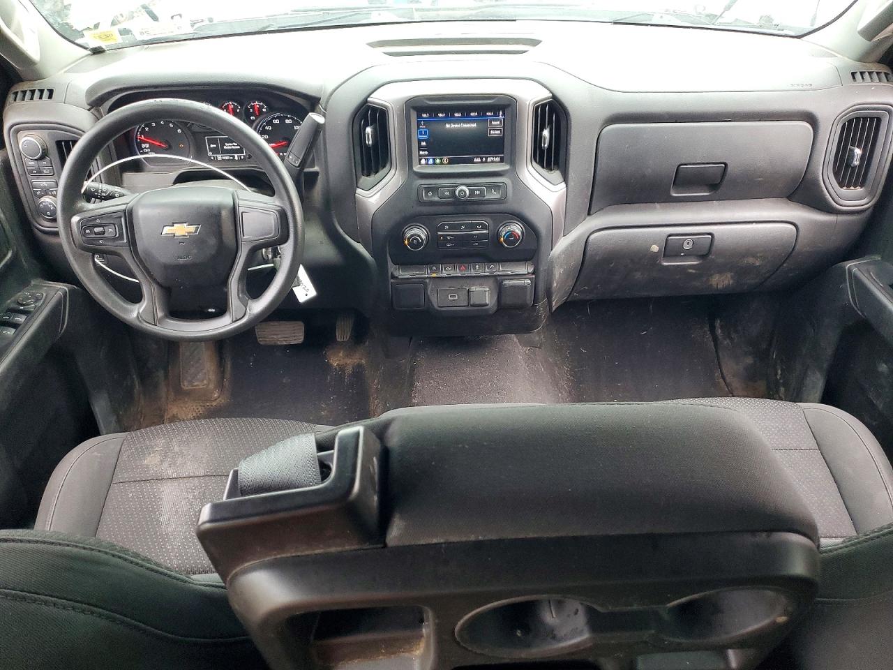 2020 Chevrolet Silverado K1500 Custom White vin: 3GCPYBEK9LG194864