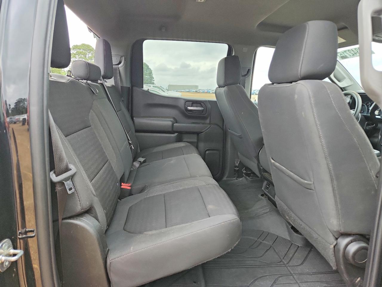 2022 Chevrolet Silverado Ltd K1500 Custom Black vin: 3GCPYBEK9NG180451