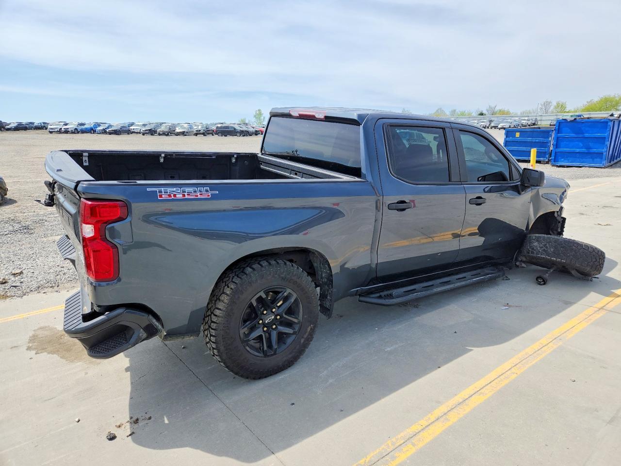 2020 Chevrolet Silverado K1500 Trail Boss Custom Blue vin: 3GCPYCEF5LG184759