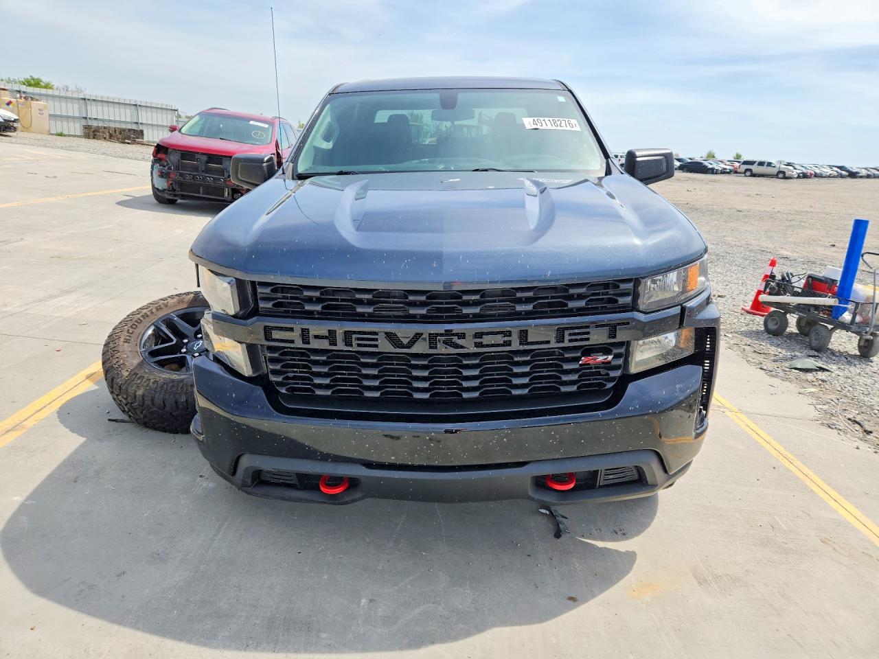 2020 Chevrolet Silverado K1500 Trail Boss Custom Blue vin: 3GCPYCEF5LG184759