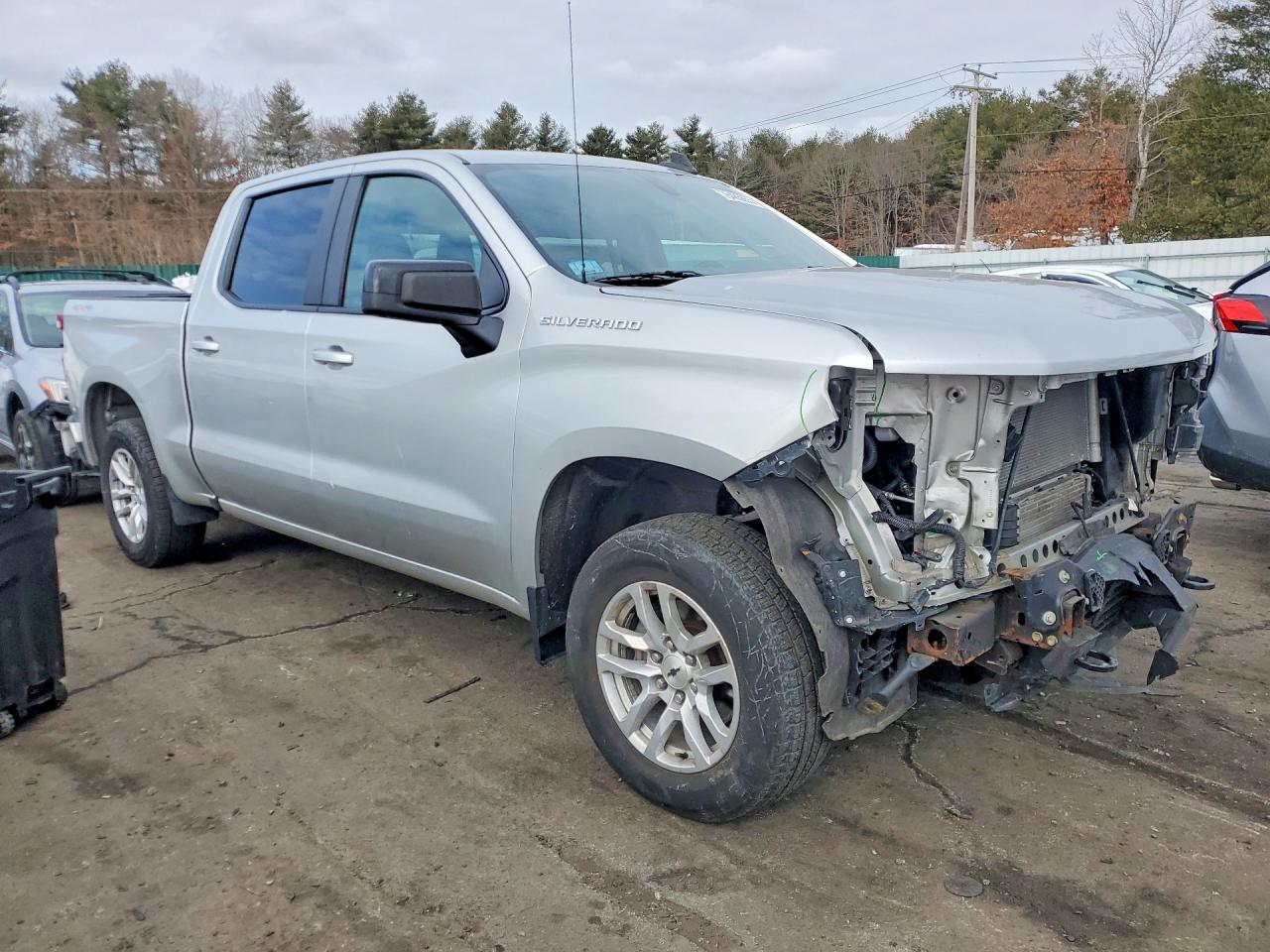 2019 Chevrolet Silverado K1500 Rst Черный vin: 3GCPYEEK6KG112511