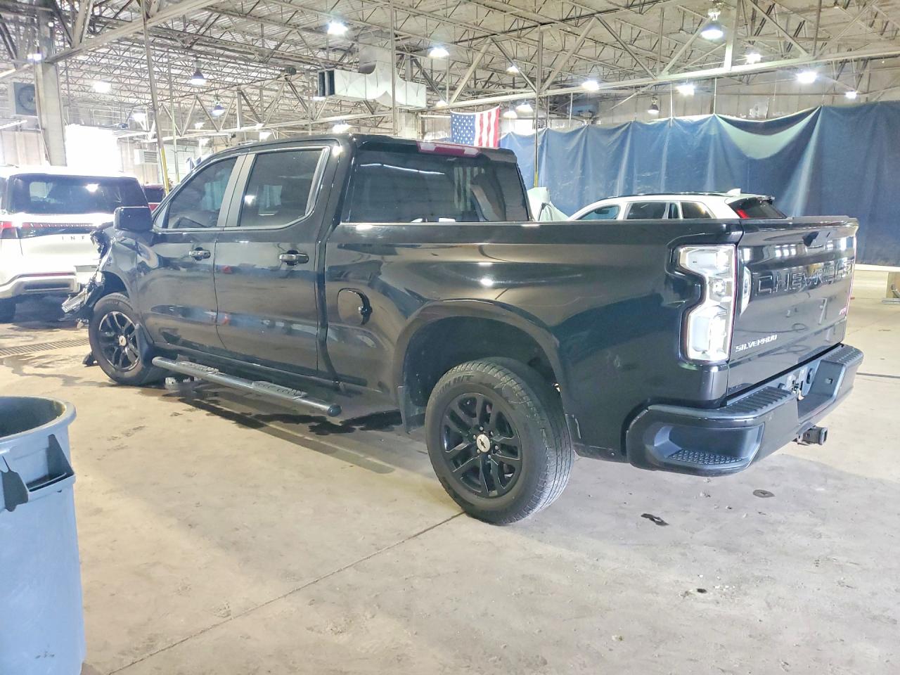2021 Chevrolet Silverado K1500 Rst Черный vin: 3GCPYEEK7MG103996