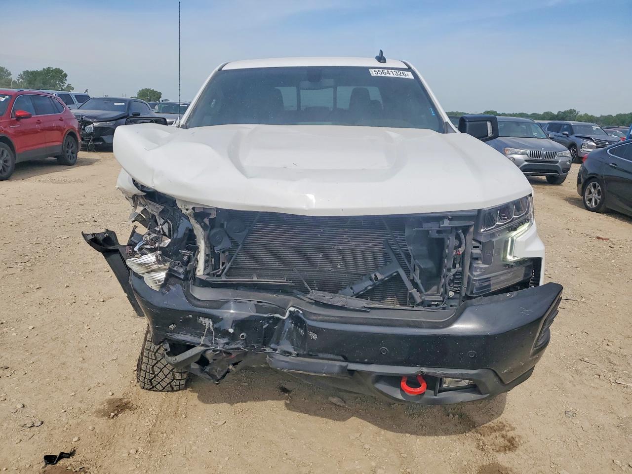 2022 Chevrolet Silverado Ltd K1500 Lt Trail Boss White vin: 3GCPYFED1NG131561
