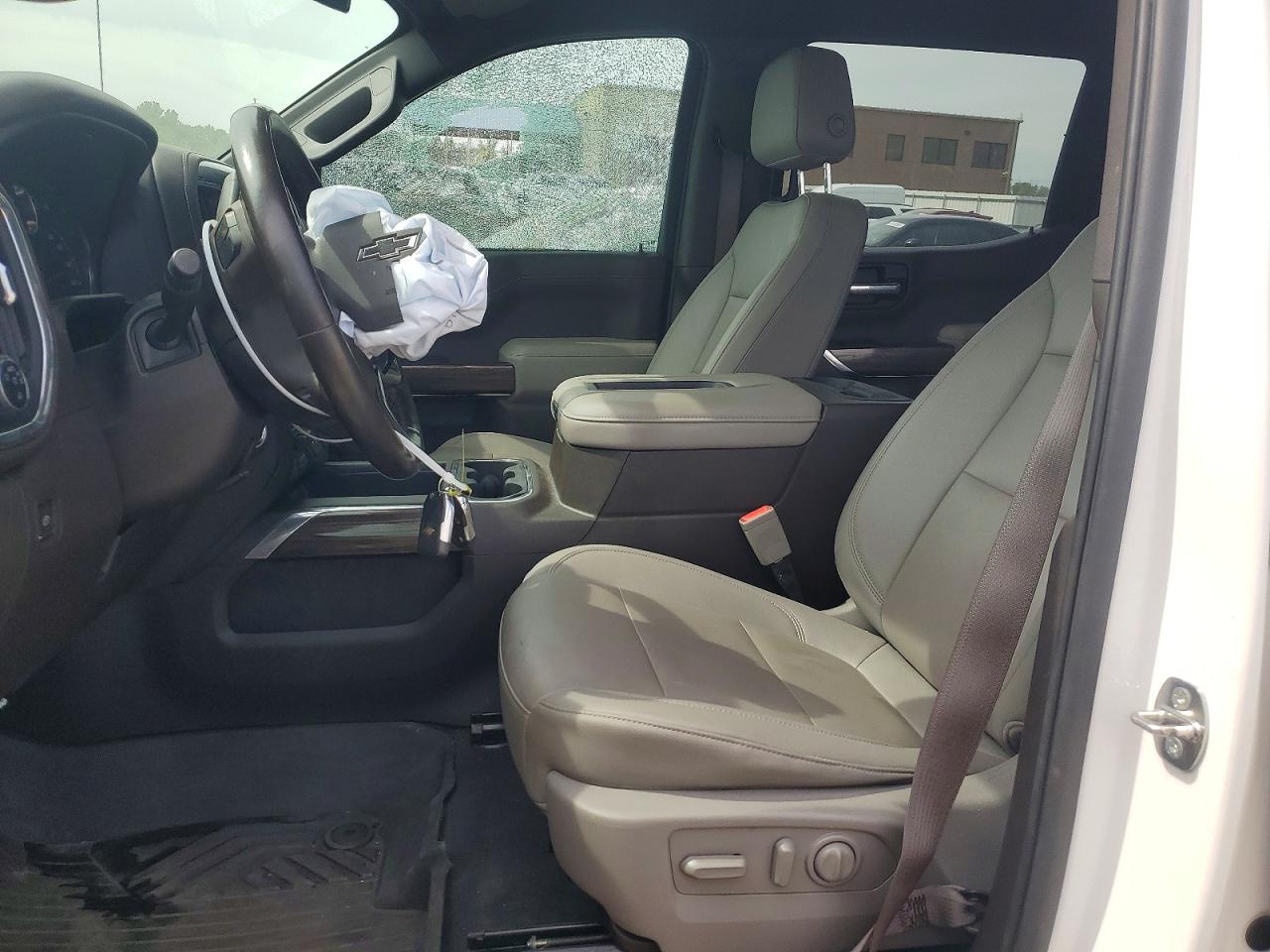 2022 Chevrolet Silverado Ltd K1500 Lt Trail Boss White vin: 3GCPYFED1NG131561