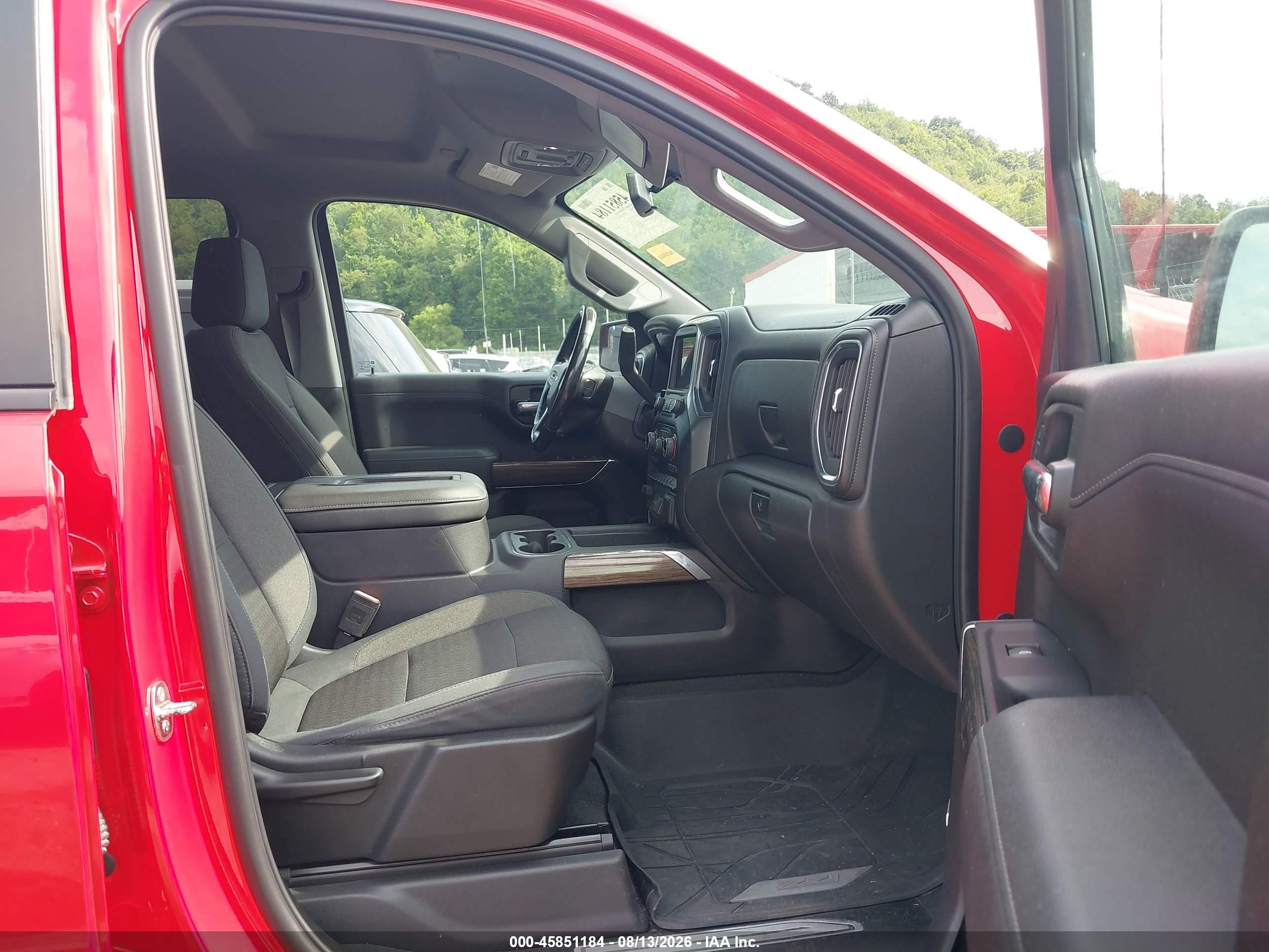 2019 Chevrolet Silverado 1500 Lt Trail Boss Red vin: 3GCPYFED2KG131158