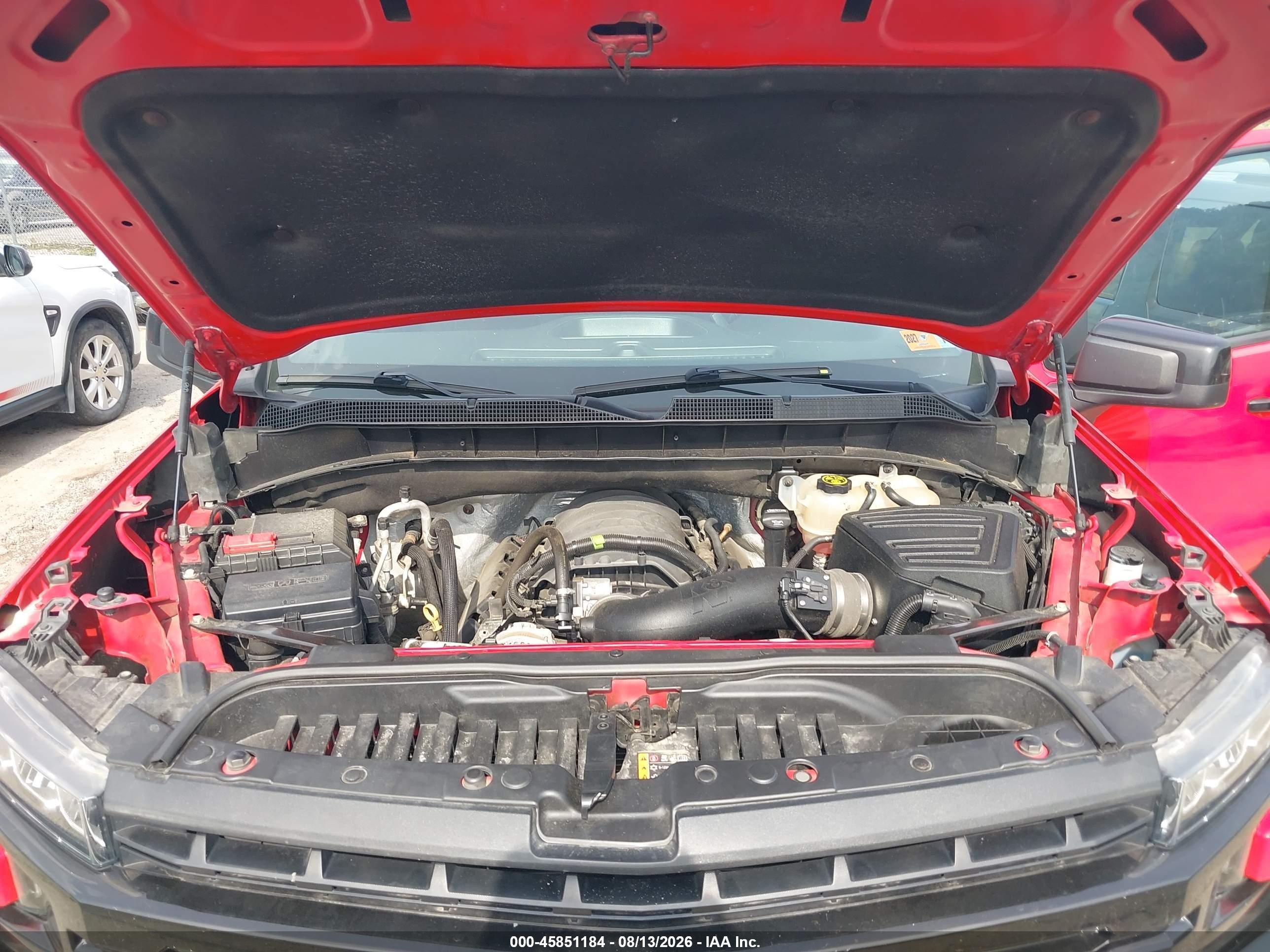 2019 Chevrolet Silverado 1500 Lt Trail Boss Red vin: 3GCPYFED2KG131158