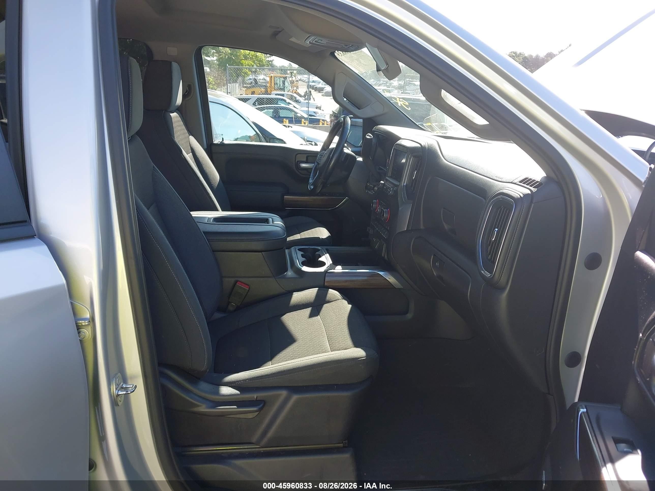 2021 Chevrolet Silverado 1500 4wd  Short Bed Lt Trail Boss Серебряный vin: 3GCPYFED4MG300910
