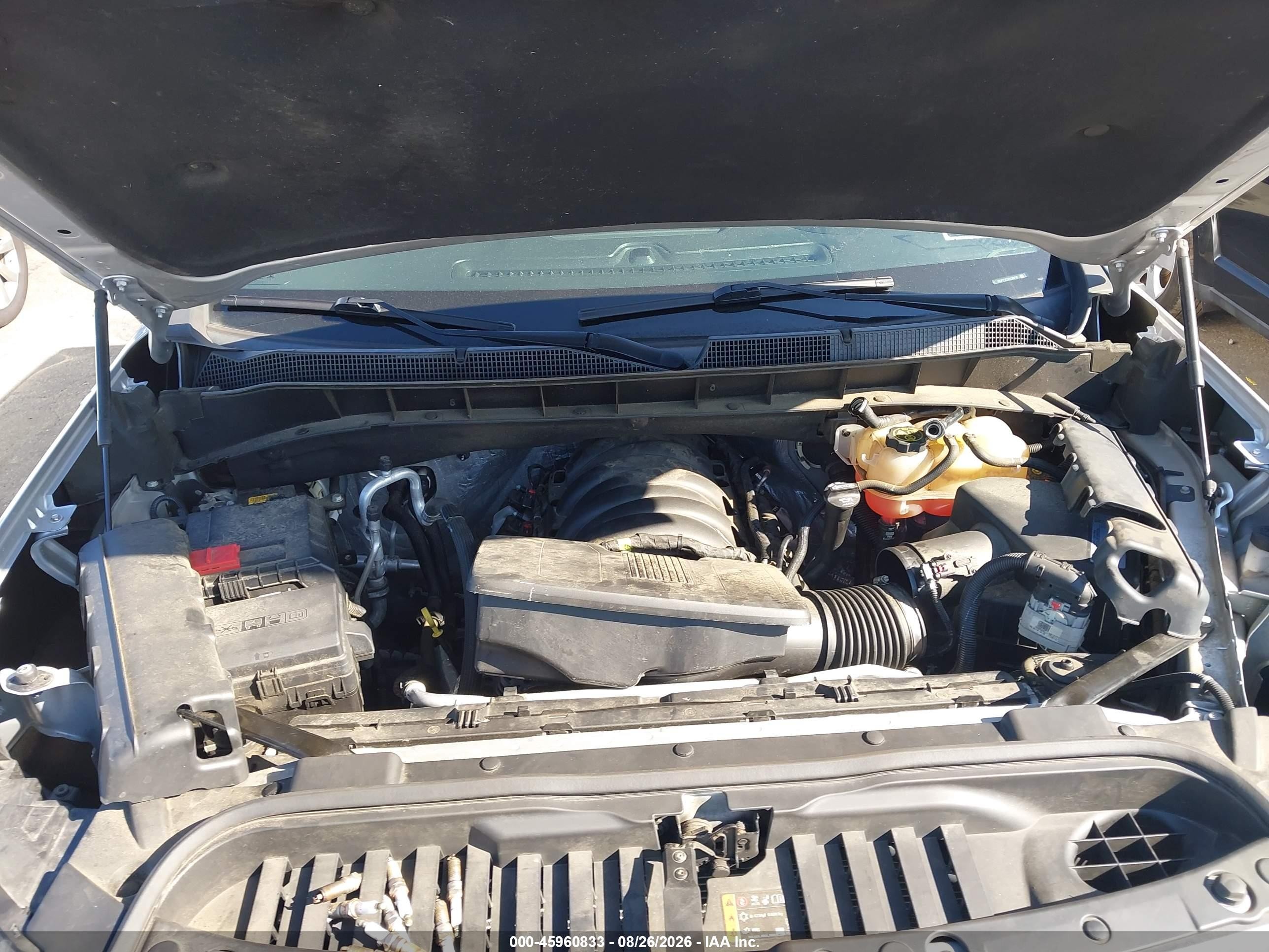 2021 Chevrolet Silverado 1500 4wd  Short Bed Lt Trail Boss Серебряный vin: 3GCPYFED4MG300910
