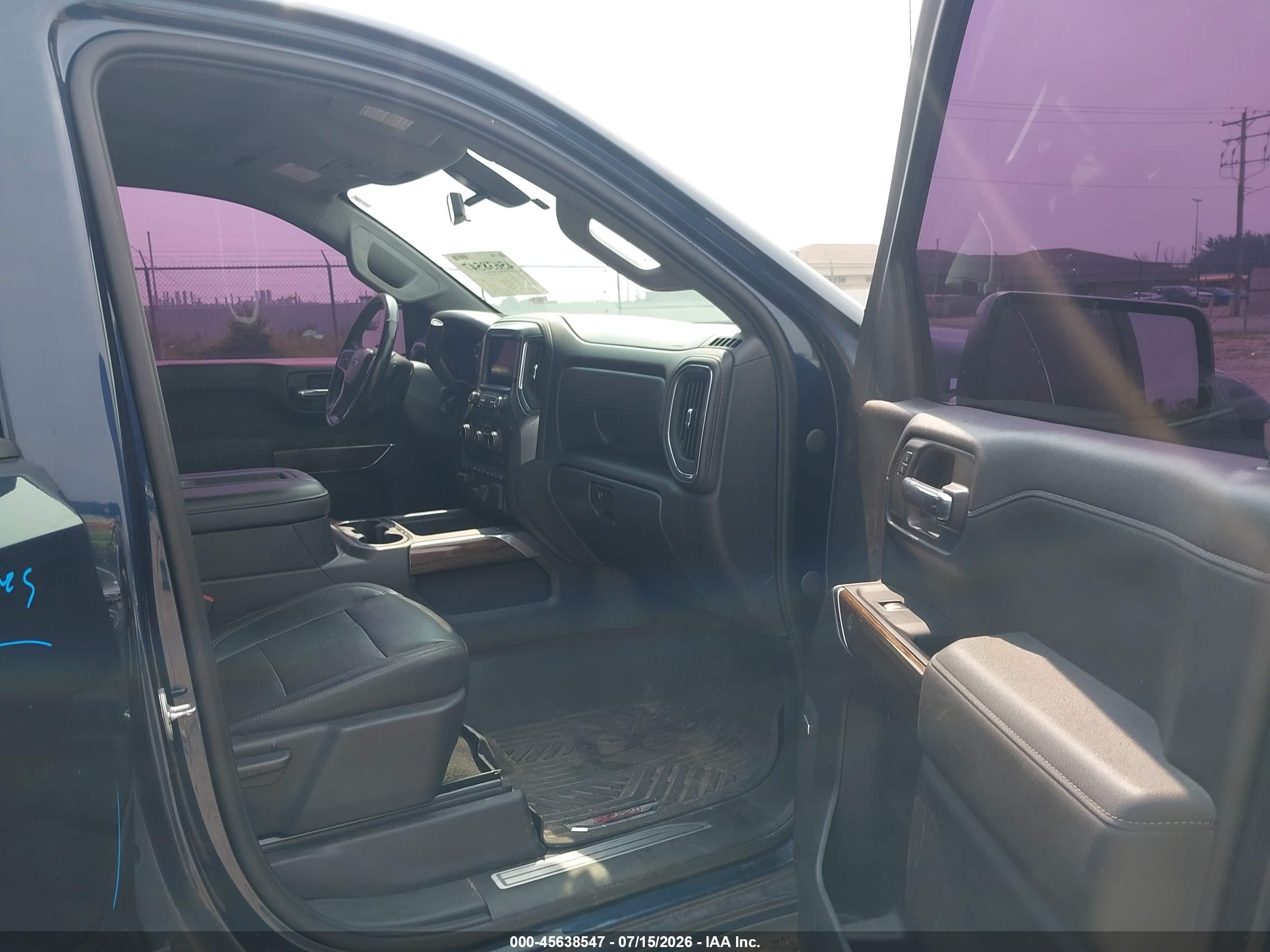 2020 Chevrolet Silverado 1500 4wd  Short Bed Lt Trail Boss Dark Blue vin: 3GCPYFED6LG366759