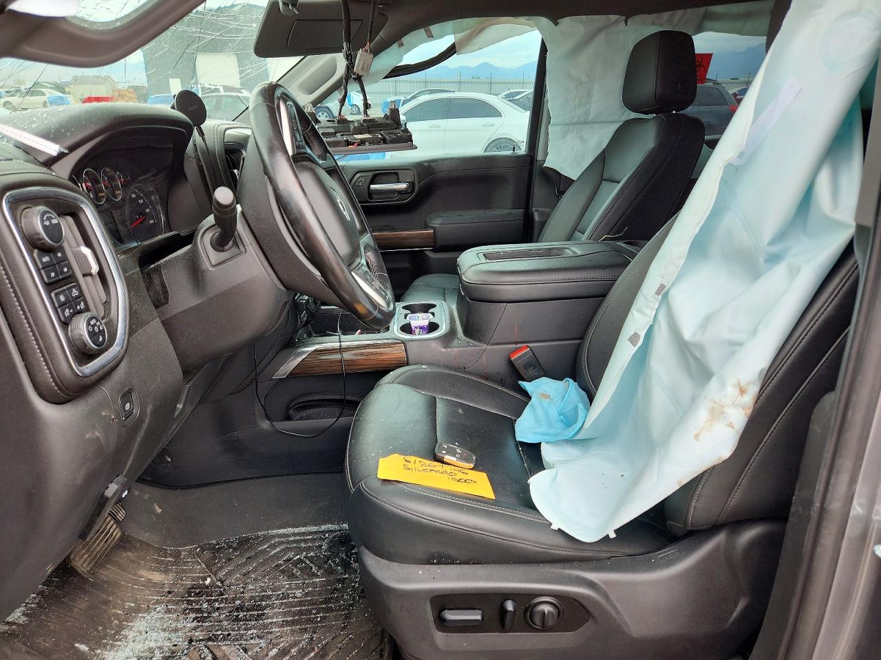 2021 Chevrolet Silverado K1500 Lt Trail Boss Серый vin: 3GCPYFED8MG304099