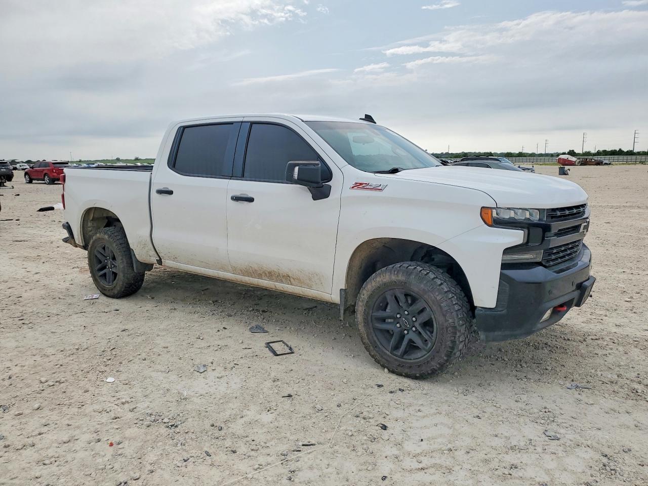 2020 Chevrolet Silverado K1500 Lt Trail Boss White vin: 3GCPYFED9LG116951