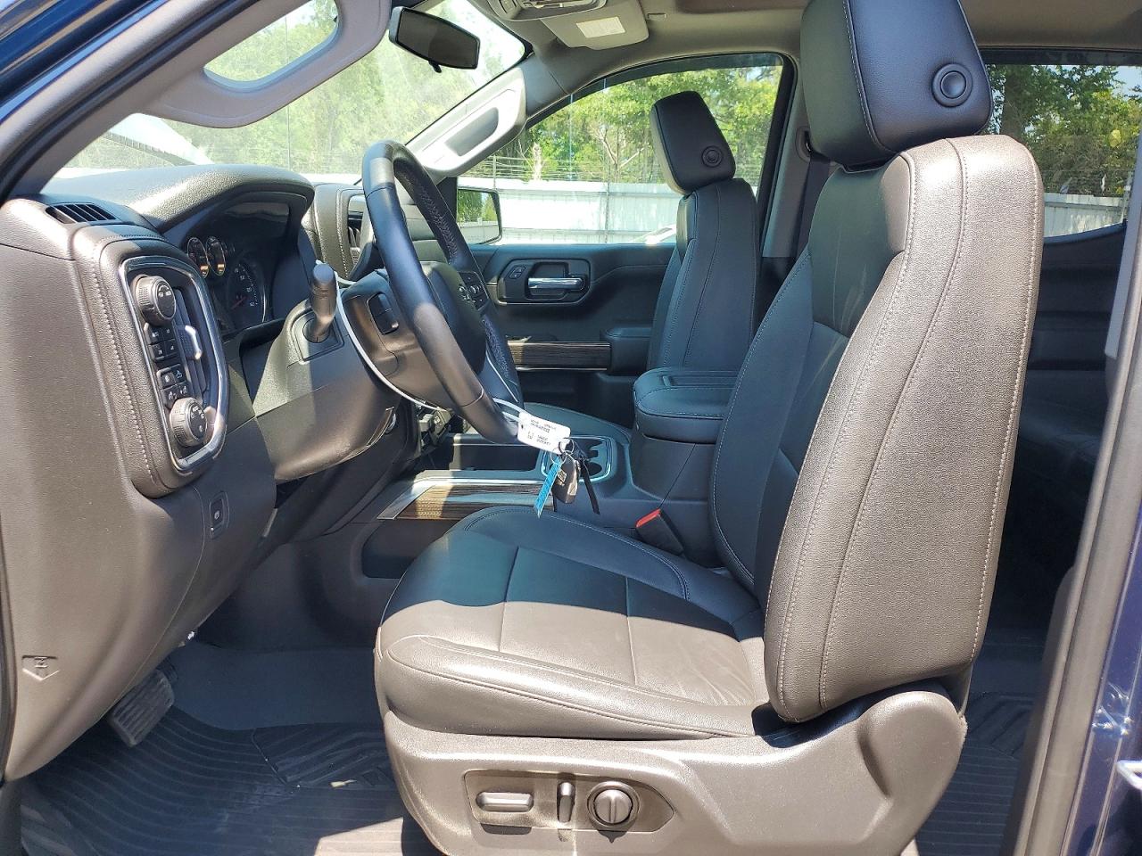 2021 Chevrolet Silverado K1500 Lt Trail Boss Синий vin: 3GCPYFEDXMG394159
