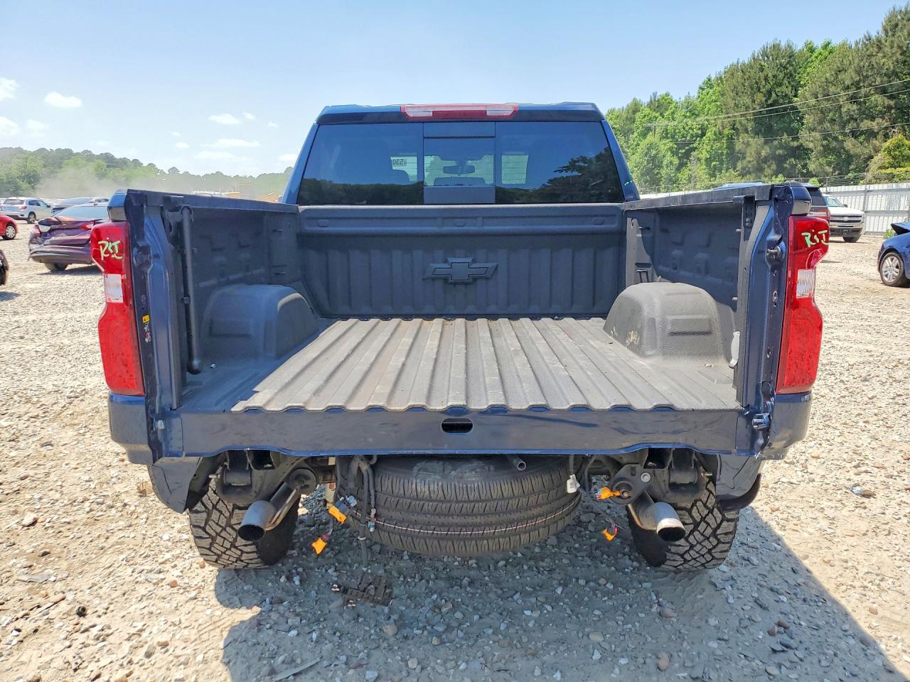 2021 Chevrolet Silverado K1500 Lt Trail Boss Синий vin: 3GCPYFEDXMG394159