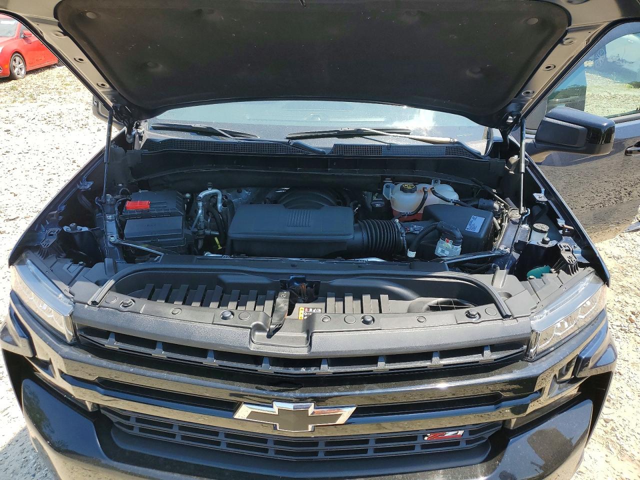 2021 Chevrolet Silverado K1500 Lt Trail Boss Синий vin: 3GCPYFEDXMG394159