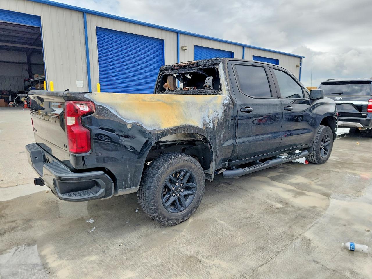 2021 Chevrolet Silverado K1500 Lt Trail Boss Black vin: 3GCPYFEL8MG156818