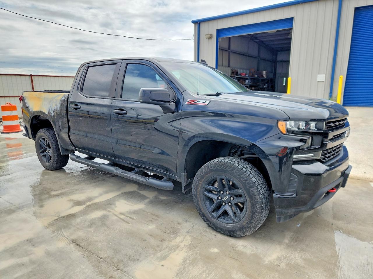 2021 Chevrolet Silverado K1500 Lt Trail Boss Black vin: 3GCPYFEL8MG156818