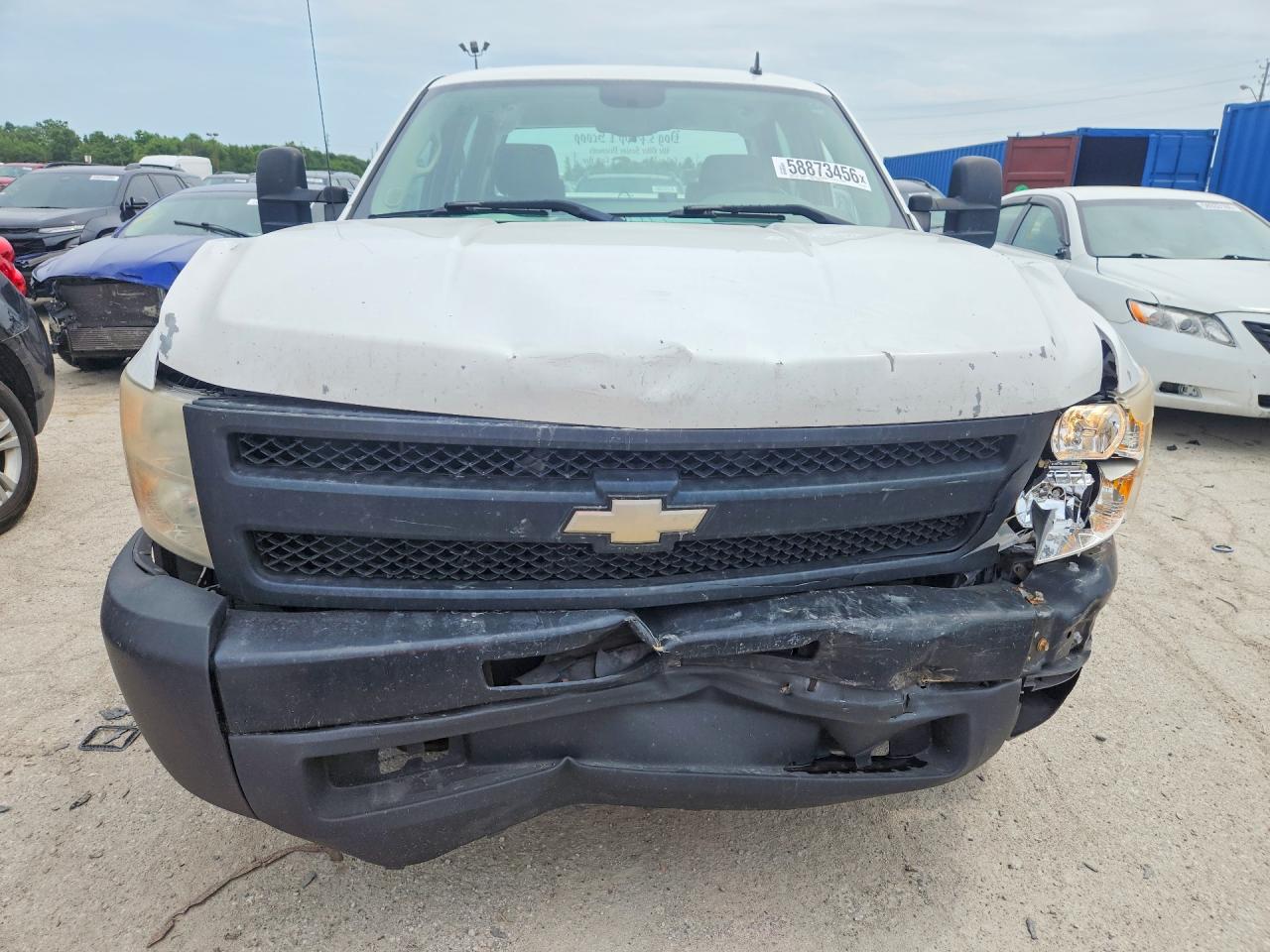 2010 Chevrolet Silverado C1500 White vin: 3GCRCPEA3AG102673