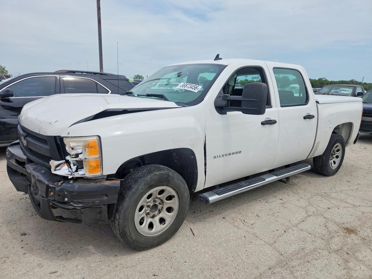 2010 Chevrolet Silverado C1500 White vin: 3GCRCPEA3AG102673