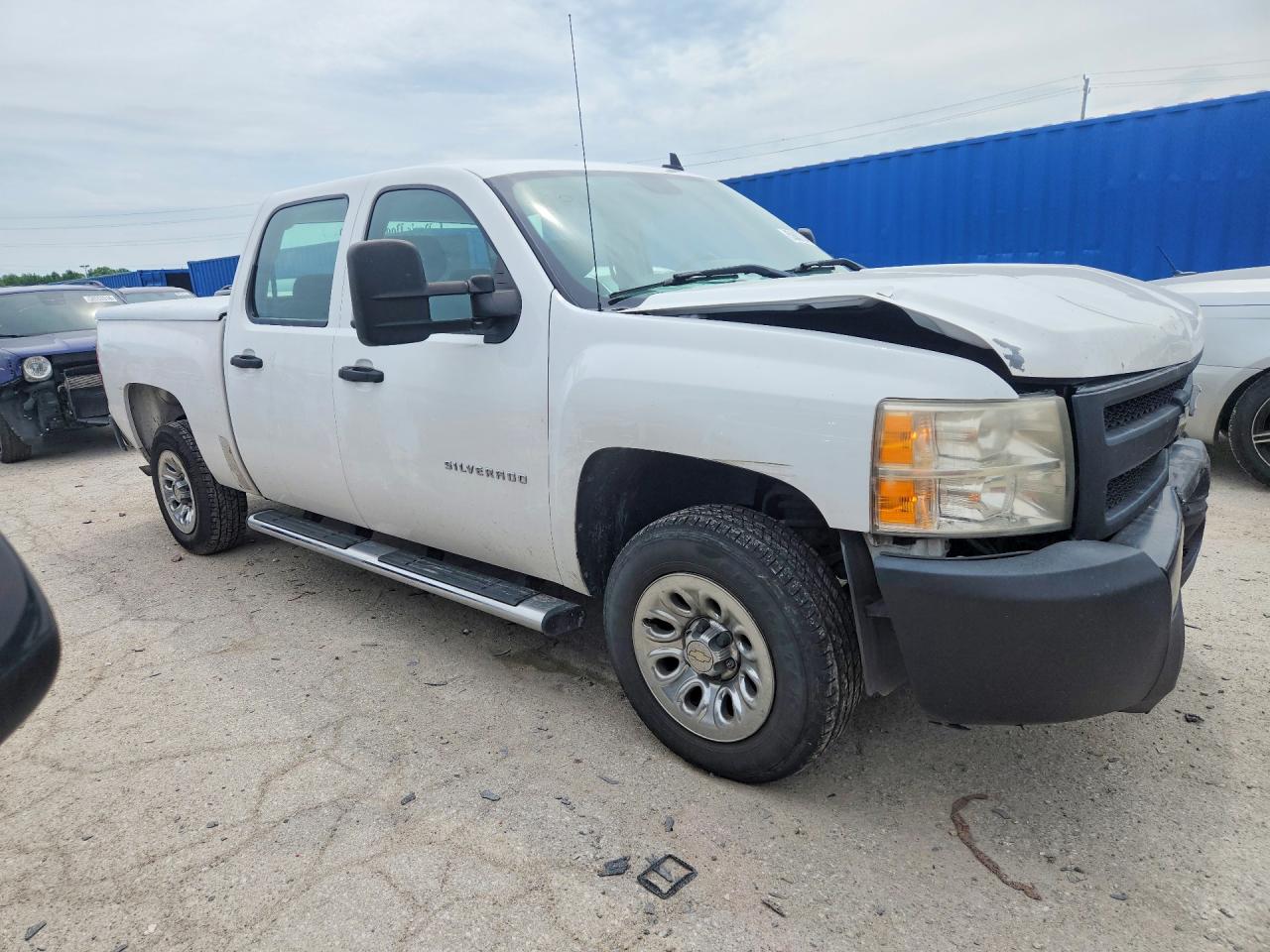 2010 Chevrolet Silverado C1500 White vin: 3GCRCPEA3AG102673
