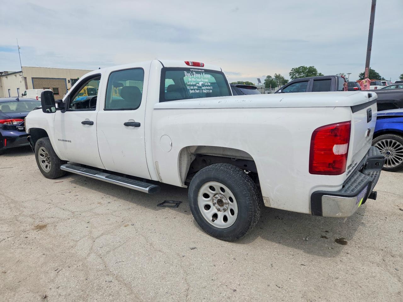 2010 Chevrolet Silverado C1500 White vin: 3GCRCPEA3AG102673