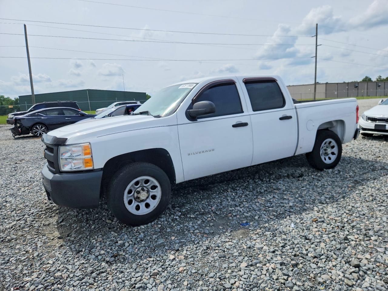 2010 Chevrolet Silverado C1500 Белый vin: 3GCRCPEA9AG157466