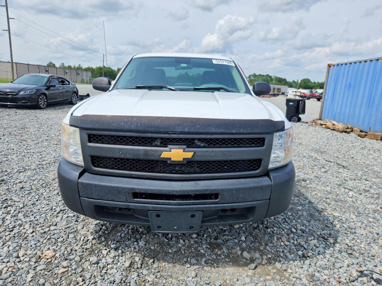 2010 Chevrolet Silverado C1500 White vin: 3GCRCPEA9AG157466