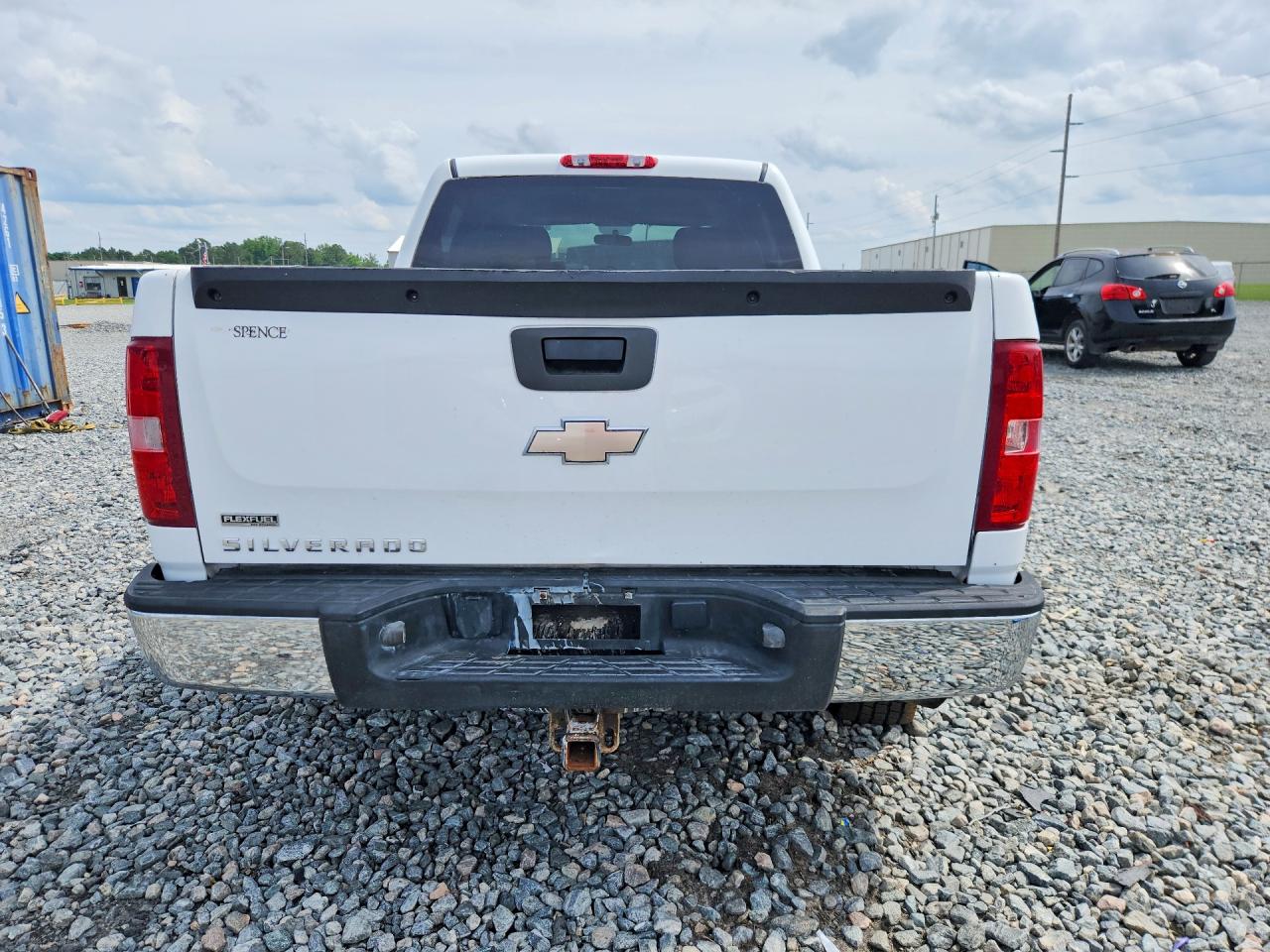 2010 Chevrolet Silverado C1500 White vin: 3GCRCPEA9AG157466