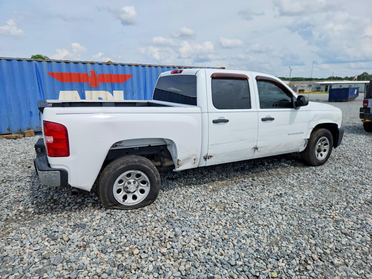 2010 Chevrolet Silverado C1500 White vin: 3GCRCPEA9AG157466