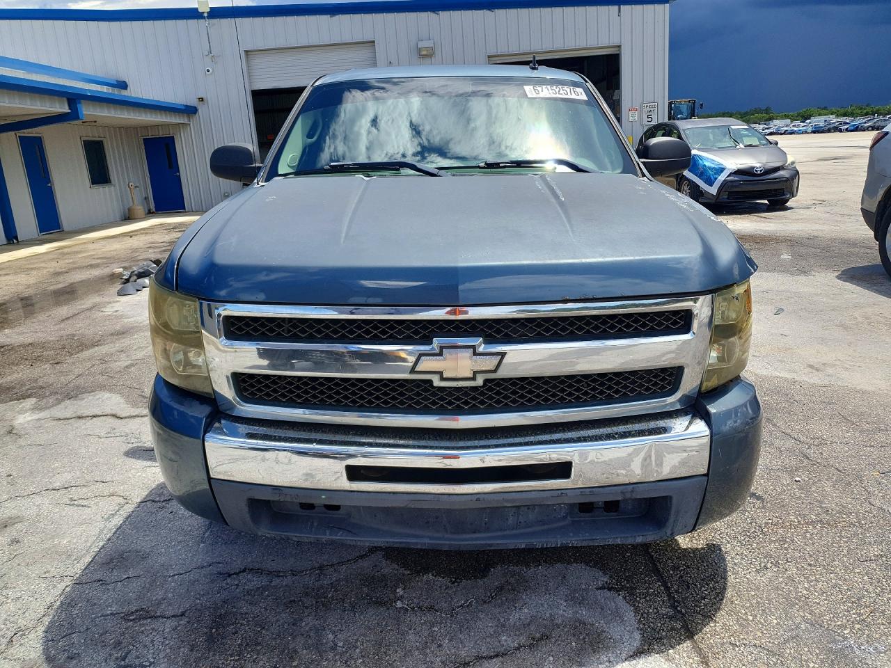 2010 Chevrolet Silverado C1500 Ls Blue vin: 3GCRCREA0AG291889
