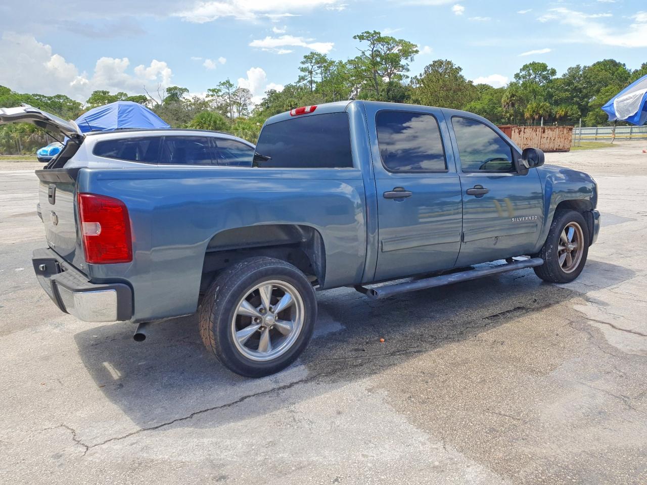 2010 Chevrolet Silverado C1500 Ls Blue vin: 3GCRCREA0AG291889